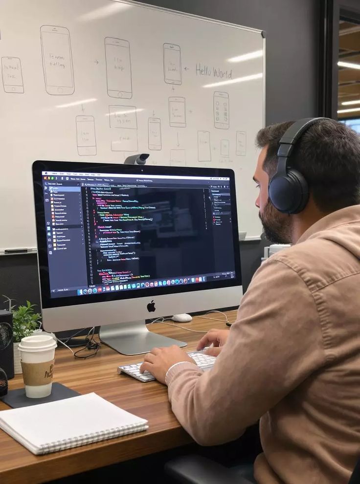 Студент Celest Unit за ноутбуком